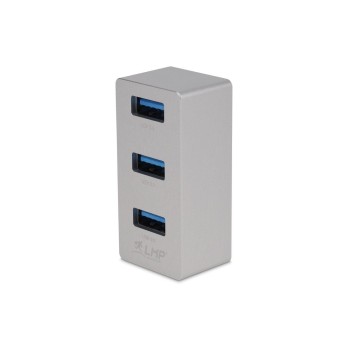 LMP USB-C Tiny Hub, 3x USB-A, Silber, Aluminium, für iMac 24 M1 (2021)l LMP USB-C Tiny Hub, 3x USB-A, Silber, Aluminium, für iMac 24 M1 (2021)l