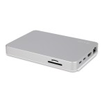 LMP Station d'accueil USB-C DuoDock Argent