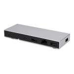 LMP USB Compact Dock 2, 6 Port, 4K, HDMI, TB, USB-C, USB-3.0, Ethernet, silver