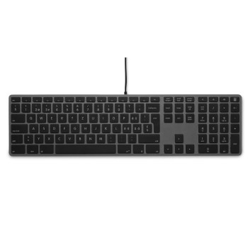 LMP USB Tastatur KB-3421, Win-OS, Zahlenblock, 110 Tasten, 2x USB, Space Grau LMP USB Tastatur KB-3421, Win-OS, Zahlenblock, 110 Tasten, 2x USB, Space Grau