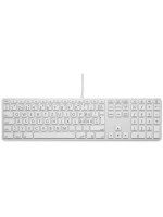 LMP USB keyboard grosse Beschriftung, WinOS, Zahlenblock, 110 Tasten, 2x USB, Alu, SI