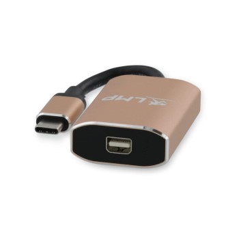 LMP USB-C 3.1 for Mini-Displayport Adapter, Aluminium Gehäuse, Goldfarben, 4K@60hz