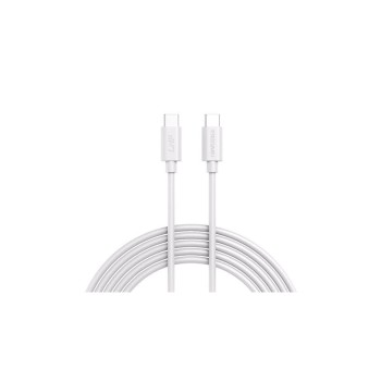 LMP USB2.0 TypC -TypC cable, 1m, 100W, white