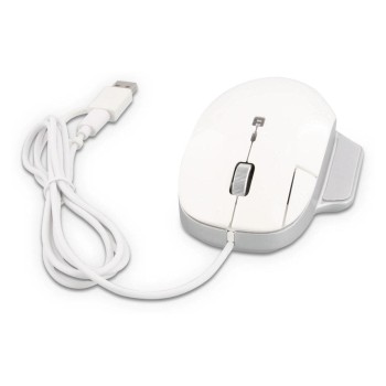 LMP Elite Pro Maus USB-C, Alu Design, weiss silber LMP Elite Pro Maus USB-C, Alu Design, weiss silber