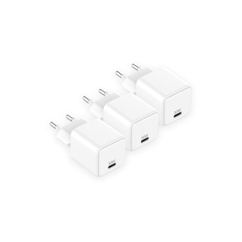 LMP USB-C GaN P.A. 30W 3Pack iPad/iPhone, USB-C max. 30W, QC 3.0 & PD, 3 Pack, white LMP USB-C GaN P.A. 30W 3Pack iPad/iPhone, USB-C max. 30W, QC 3.0 & PD, 3 Pack, white