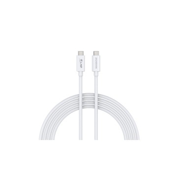LMP USB4 Gen2 TypC -TypC cable, 3m, 20V 3A/60W, 8k, white, LMP USB4 Gen2 TypC -TypC cable, 3m, 20V 3A/60W, 8k, white,