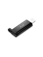 LMP USB-C (f) zu Lightning (m) Adapter, MFi, PD, Aluminium, Schwarz