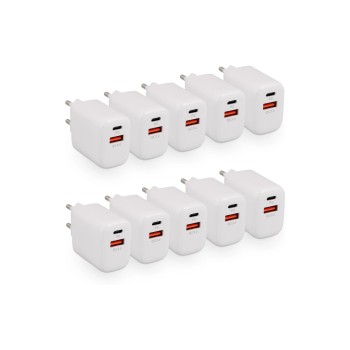LMP Wall Charger, 20W Dual-Port USB-C USB-A 3.0 10er Pack LMP Wall Charger, 20W Dual-Port USB-C USB-A 3.0 10er Pack