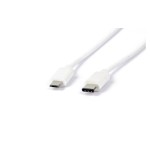 LMP USB2.0 TypC -  MicroB cable, 1m, 480Mbps, white, bis 3A Strom