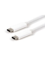 LMP USB3.1 Gen2 TypC -TypC cable, 1m, 10Gbps, white, bis 3A Strom
