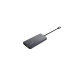 LMP USB-C 3.1 for HDMI & 3xUSB3.0 Adapter, Aluminium, Spacegrey, with USB-C Laden