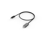 LMP USB3.0 C-C Ladecable, 1.8m, bis 100 Watt, C-Buchse-C-Stecker, spacegrey