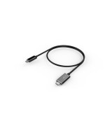 LMP USB3.0 C-C Ladekabel, 3m, bis 100 Watt, C-Buchse-C-Stecker, spacegrau