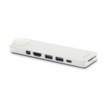 LMP USB Docking Station, HDMI, miniDP,, Ethernet, 2x USB3.0, SD/microSD, silber LMP USB Docking Station, HDMI, miniDP,, Ethernet, 2x USB3.0, SD/microSD, silber