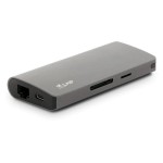 LMP Station d'accueil USB-C Travel Dock Gris Espace