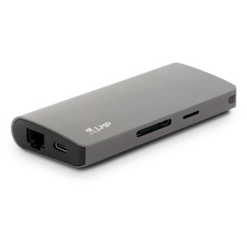 LMP Travel Dock 4K 9 Port SG,Mini-DP,HDMI, VGA,USB-C,2x USB3.0,Card-Reader,RJ45 LMP Travel Dock 4K 9 Port SG,Mini-DP,HDMI, VGA,USB-C,2x USB3.0,Card-Reader,RJ45