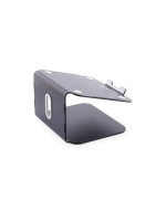 LMP ergonomischer Tischständer Schwarz, für Notebook 12 bis 17 Zoll, aus Aluminium
