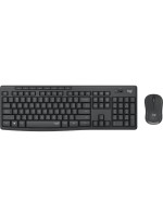 Logitech Ensemble clavier-souris MK295 Graphite Mise en page CH