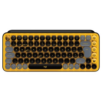 Logitech POP Keys with Emoji Keys, blast yellow