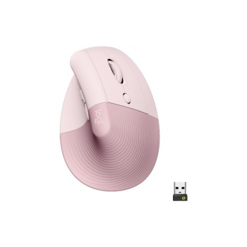 Logitech Souris ergonomique Lift Rose Logitech Souris ergonomique Lift Rose