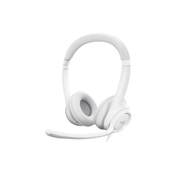 Logitech H390 Stereo-USB-Headset off white, Mikrofon, USB