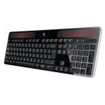 Logitech K750 Wireless Solar keyboard, USB, 2.4Ghz, clavier solaire, noir