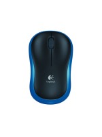 Logitech M185 wireless Mouse Blue, USB 2.4GHz verstaubar