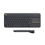 Logitech Wireless Touch clavier K400 Plus, USB, dark grey