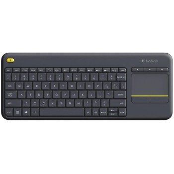 Logitech Wireless Touch Keyboard K400 Plus, USB, dark grey