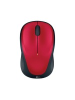 Logitech M235 wireless Mouse für Notebook, USB 2.4GHz, 3Button, Scrollrad, rot