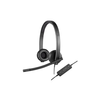 Logitech H570e USB Headset stereo, f. Business, Mikrofon
