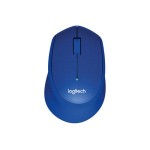 Logitech M330 Silent Plus Mouse blue, USB 2.4GHz