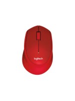 Logitech M330 Silent Plus Mouse red, USB 2.4GHz