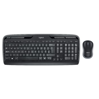 Logitech Cordless Desktop MK330, USB Unifying-Empfänger 2.4GHz, Logitech Cordless Desktop MK330, USB Unifying-Empfänger 2.4GHz,