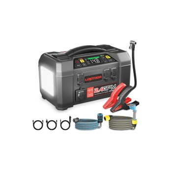 Lokithor Démarreur 2500A avec compresseur & nettoyeur haute pression Lokithor Démarreur 2500A avec compresseur & nettoyeur haute pression