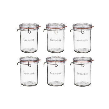 Luigi Bormioli Bocaux à conserves 1000 ml, 6 Pièce/s Luigi Bormioli Bocaux à conserves 1000 ml, 6 Pièce/s