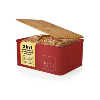 Lumaland Huche à pain Cuisine Rouge Lumaland Huche à pain Cuisine Rouge