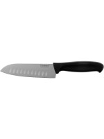 Lunasol Couteau santoku Basic 14 cm Noir