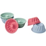 Lurch Backformen Flexi Gugelhupf, Silikon, 6er Set