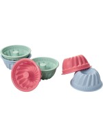 Lurch Backformen Flexi Gugelhupf, Silikon, 6er Set