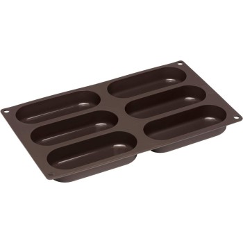 Lurch Moule de cuisson Flexi pour 6 hot-dogs, brun
