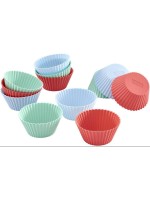 Lurch Moule à muffins Flexi 12 pièces, multicolore