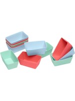 Lurch Set di teglie da forno Flexi Brownie 12 pièces, multicolore