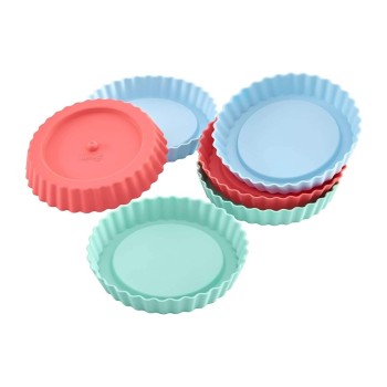 Lurch Boîte à tortelettes Flexi rond 6 pièces, Multicolore