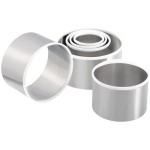 Lurch Ausstecher Ringe, Edelstahl, 6-teilig