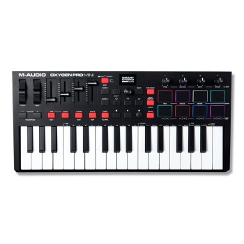 M-Audio Oxygen Pro Mini, 32 Mini-Tasten USB Keyboard M-Audio Oxygen Pro Mini, 32 Mini-Tasten USB Keyboard