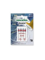Madeira Maschinennadel Jeans, Packung à 5 Nadeln, Nadelst. 90/14, 100/16