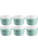 Mäser Auflaufform OMEA, 6 Stück, rund, 9.5 cm, Mint