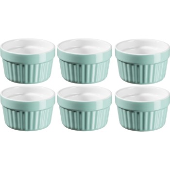 Mäser Services de plats en cocotte OMEA 9.5 cm, 6 pièces, menthe