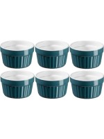 Mäser Services de plats en cocotte OMEA 9.5 cm, 6 pièces, pétrole